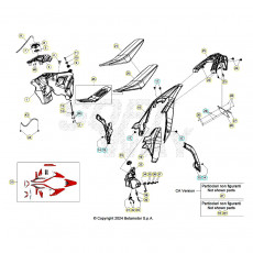 Beta RR200 25 Verkleidung/Sitzbank/Tank 1