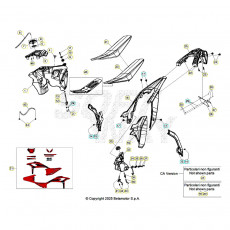 Beta RR200 26 Verkleidung/Sitzbank/Tank 1