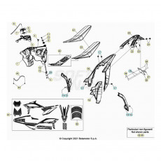 Beta RR200RC 22 Verkleidung/Sitzbank/Tank 1