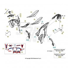 Beta RR200RC 25 Verkleidung/Sitzbank/Tank 1
