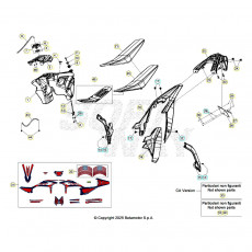 Beta RR200RC 26 Verkleidung/Sitzbank/Tank 1