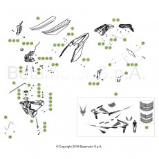 Beta RR250 19 Verkleidung/Sitzbank/Tank 1
