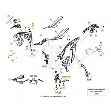 Beta RR250 24 Verkleidung/Sitzbank/Tank 1