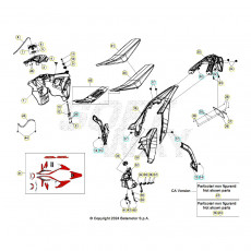 Beta RR250 25 Verkleidung/Sitzbank/Tank 1