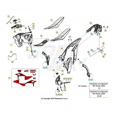 Beta RR250 26 Verkleidung/Sitzbank/Tank 1