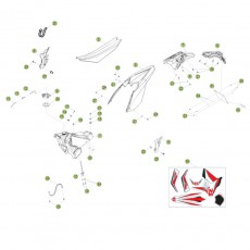 Beta RR250 2T 13 Verkleidung/Sitzbank/Tank 1