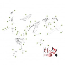 Beta RR250 2T 14 Verkleidung/Sitzbank/Tank 1