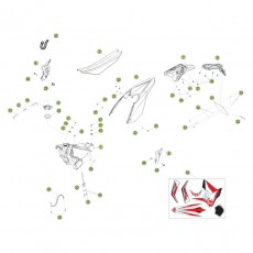 Beta RR250 2T Racing 14 Verkleidung/Sitzbank/Tank 1