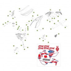 Beta RR250 2T Racing 15 Verkleidung/Sitzbank/Tank 1