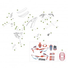 Beta RR250 2T Racing 16 Verkleidung/Sitzbank/Tank 1