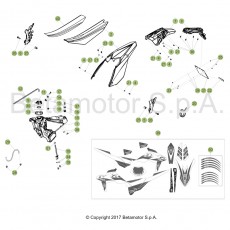 Beta RR250 Racing 18 Verkleidung/Sitzbank/Tank 1