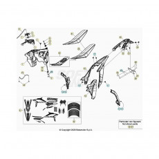 Beta RR250RC 21 Verkleidung/Sitzbank/Tank 1