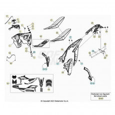 Beta RR250RC 22 Verkleidung/Sitzbank/Tank 1