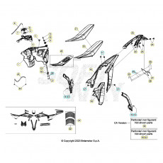 Beta RR250RC 24 Verkleidung/Sitzbank/Tank 1