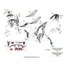 Beta RR250RC 25 Verkleidung/Sitzbank/Tank 1
