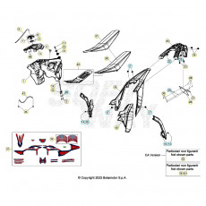 Beta RR250RC 26 Verkleidung/Sitzbank/Tank 1