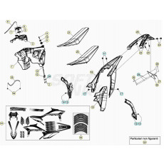 Beta RR250RC 20 Verkleidung/Sitzbank/Tank 1