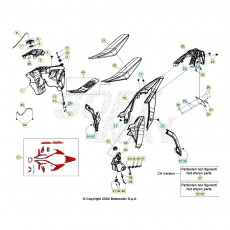 Beta RR300 25 Verkleidung/Sitzbank/Tank 1