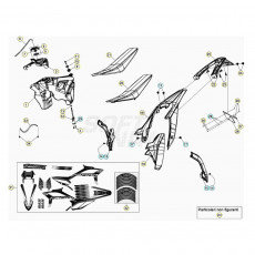 Beta RR300RC 20 Verkleidung/Sitzbank/Tank 1