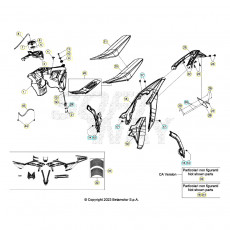 Beta RR300RC 24 Verkleidung/Sitzbank/Tank 1