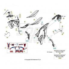 Beta RR300RC 25 Verkleidung/Sitzbank/Tank 1