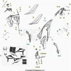Beta RR300 20 Verkleidung/Sitzbank/Tank 1