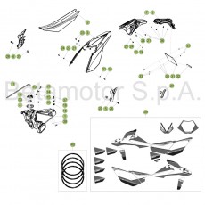 Beta RR350 17 Verkleidung/Sitzbank/Tank 1