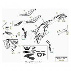 Beta RR350 23 Verkleidung/Sitzbank/Tank 1