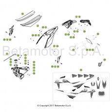 Beta RR350 4T 18 Verkleidung/Sitzbank/Tank 1