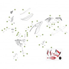 Beta RR350 Racing 13 Verkleidung/Sitzbank/Tank 1