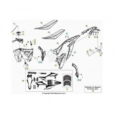Beta RR350RC 20 4T Verkleidung/Sitzbank/Tank 1