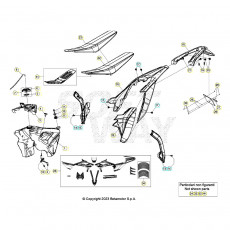 Beta RR350RC 24 4T Verkleidung/Sitzbank/Tank