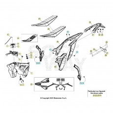 Beta RR390 24 Verkleidung/Sitzbank/Tank 1