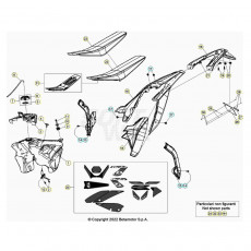 Beta RR390 23 Verkleidung/Sitzbank/Tank 1