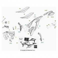 Beta RR430 20 Verkleidung/Sitzbank/Tank 1