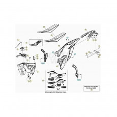 Beta RR430 21 Verkleidung/Sitzbank/Tank 1