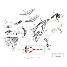 Beta RR430 25 Verkleidung/Sitzbank/Tank 1