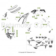 Beta RR430 4T 18 Verkleidung/Sitzbank/Tank 1