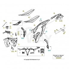 Beta RR430 Racing 24 Verkleidung/Sitzbank/Tank