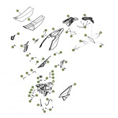 Beta RR450 Cross Country 12 Verkleidung/Sitzbank/Tank 1