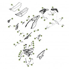 Beta RR450 Factory 12 Verkleidung/Sitzbank/Tank 1