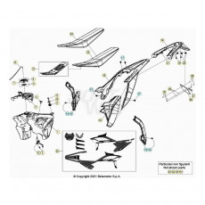 Beta RR480 22 Verkleidung/Sitzbank/Tank 1