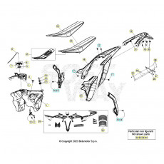 Beta RR480 Racing 24 Verkleidung/Sitzbank/Tank