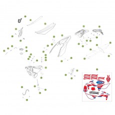 Beta RR480 Racing 15 Verkleidung/Sitzbank/Tank 1