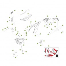 Beta RR498 Racing 14 Verkleidung/Sitzbank/Tank 1