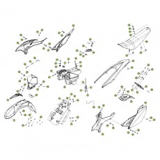 Beta RR50 14 Verkleidung/Sitzbank/Tank 1