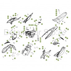 Beta RR50 16 Verkleidung/Sitzbank/Tank 1