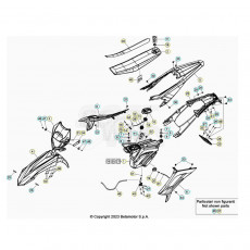 Beta RR50 23 Verkleidung/Sitzbank/Tank 1