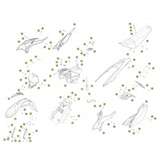 Beta RR50 Factory 15 Verkleidung/Sitzbank/Tank 1