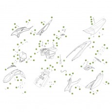 Beta RR50 Sport 15 Verkleidung/Sitzbank/Tank 1